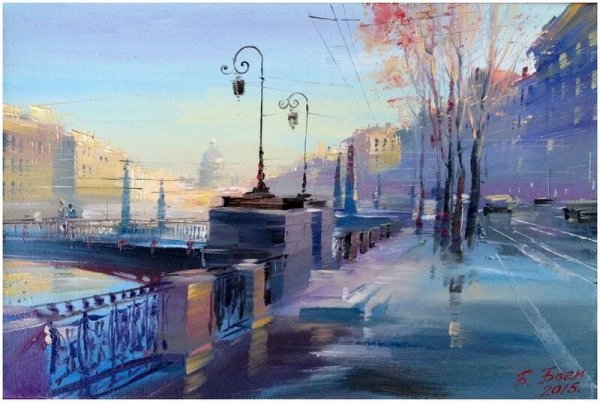 Мост Ломоносова картины