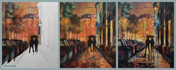 Пейзаж с архитектурой