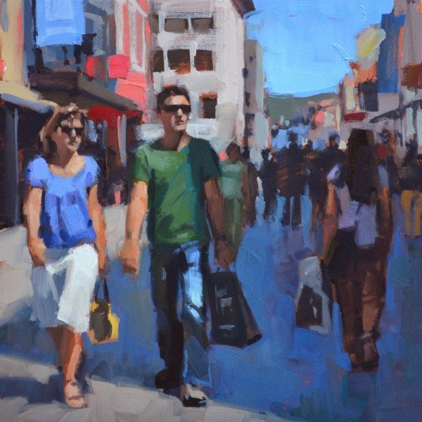 Владимир Тупоршин акварель городской пейзаж