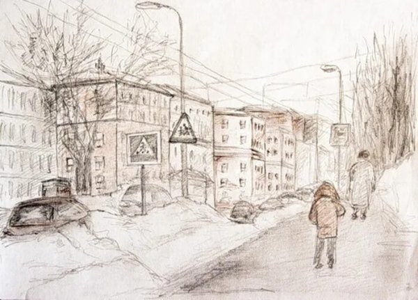 Зарисовки городского пейзажа