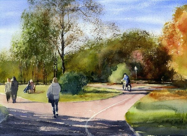 Майя Вронская картины акварелью