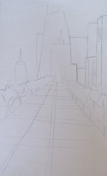 Городской пейзаж для начинающих