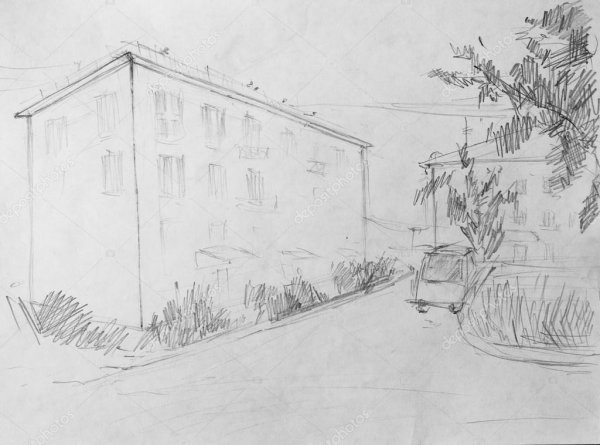Зарисовки городского пейзажа