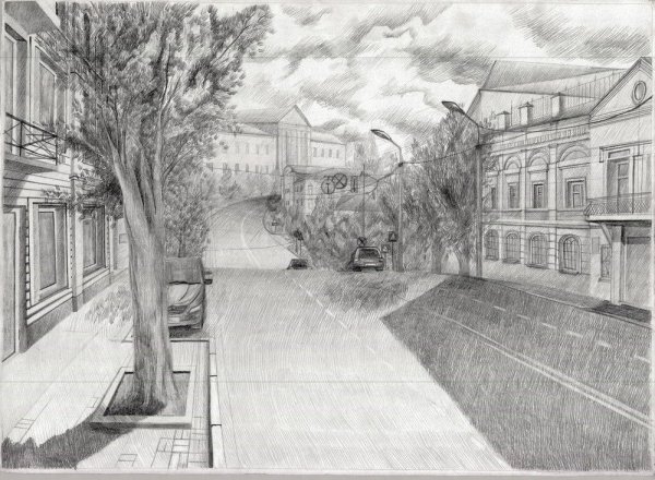 Город карандашом