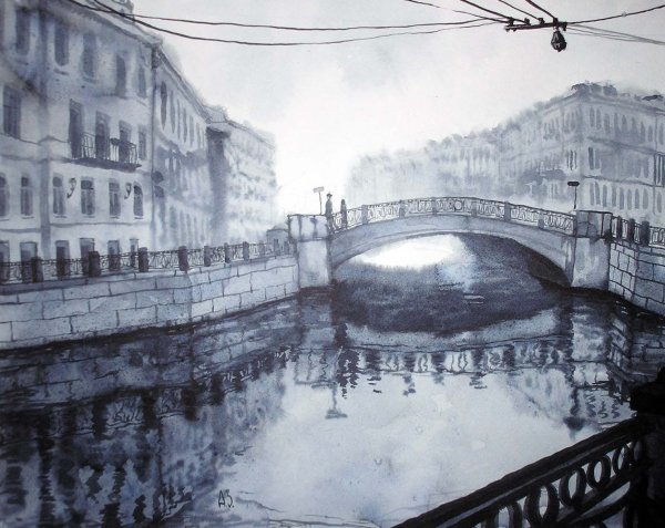 Алексей Зуев. Графика Петербург