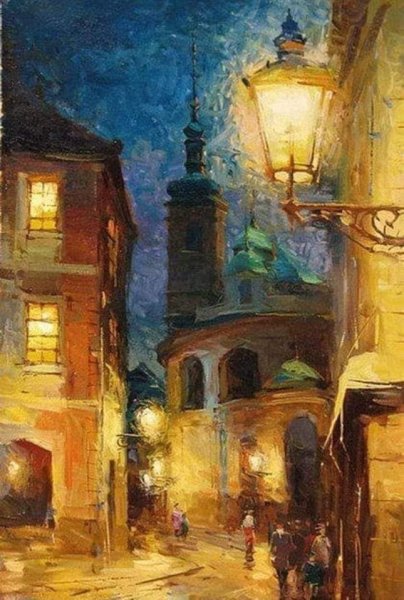 Панорамная живопись города