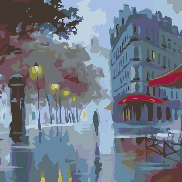 Цвет в композиции станковой