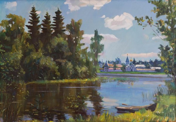 Валдайский Иверский монастырь картина