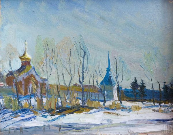 Валдайский Иверский монастырь картина