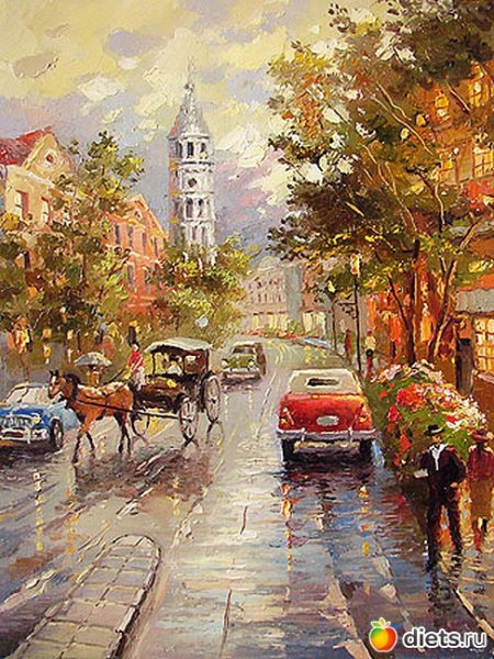 Париж дождь картины импрессионистов