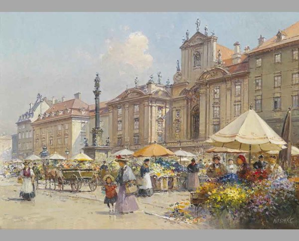 Александр Стародубов картины Старая Москва