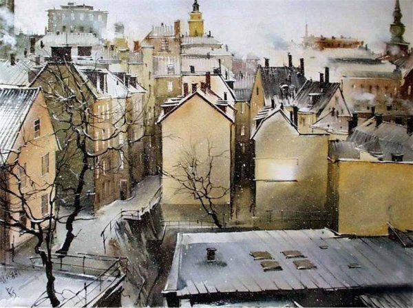 Юрий Шевчук картины Прага