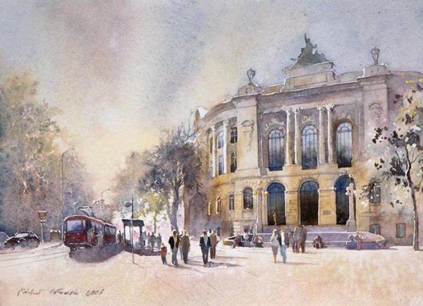 Живопись, художник Ланчак , пейзажи Москвы