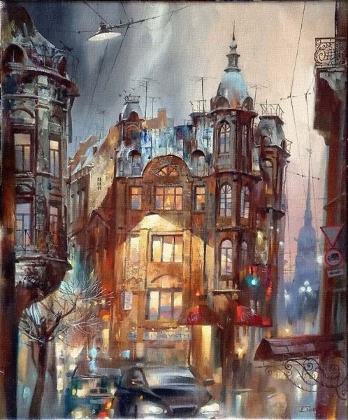 Пейзажи Парижа Антуан Бланшар