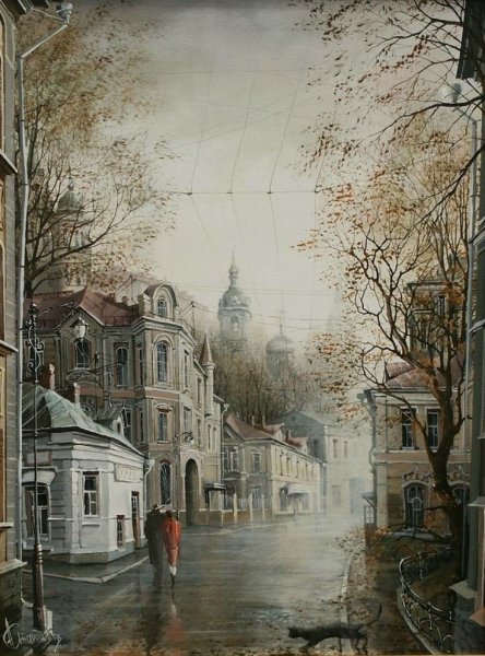 Художник Александр Стародубов Булгаковская Москва