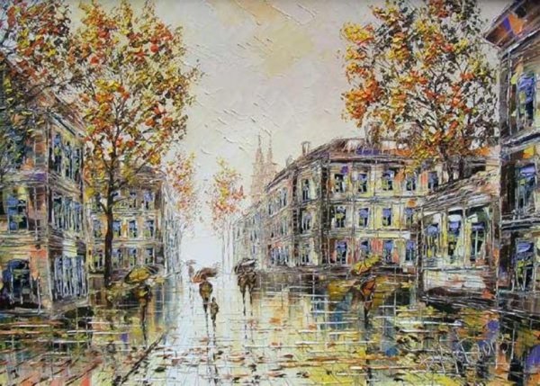 Дмитрий Кустанович городские пейзажи