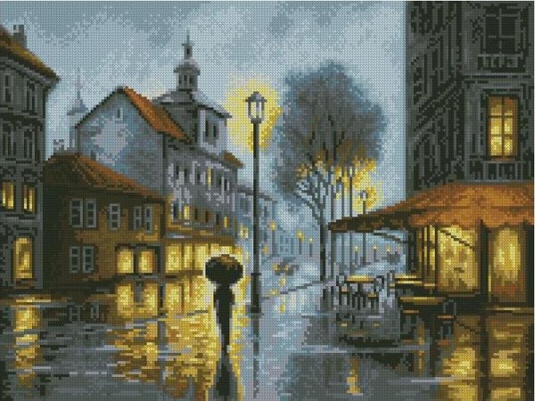 Вышивка крестом города