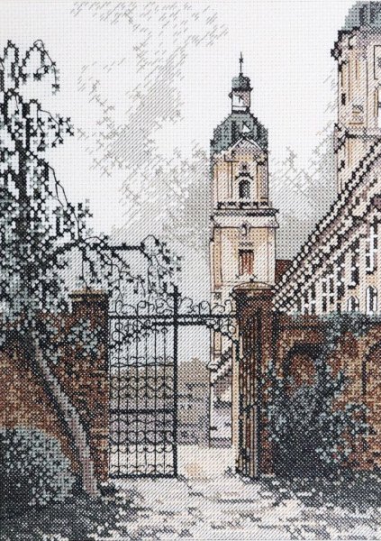 Вышивка РТО старый город