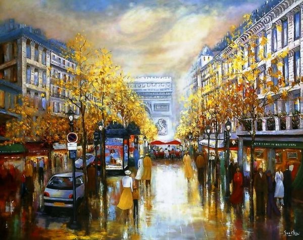 Вышивка крестом городские пейзажи