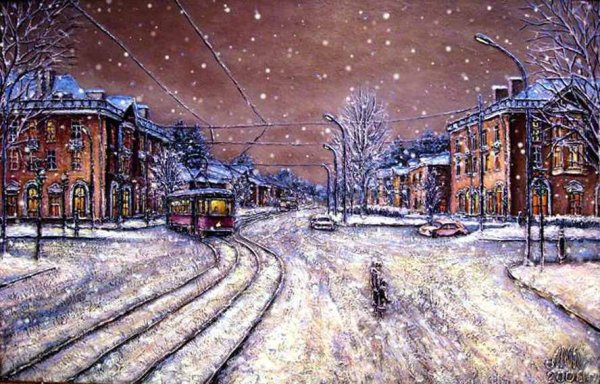 Роберт Файнэл городской пейзаж