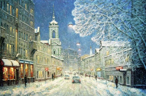 Художник Александр Стародубов Булгаковская Москва