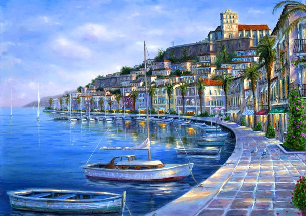 Художник Роберт Файнэл Италия