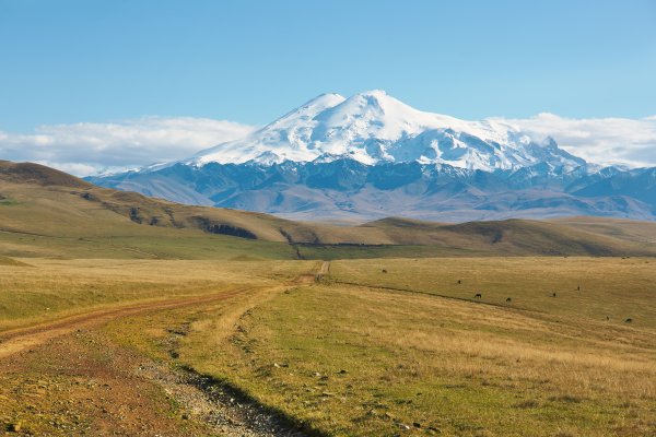 Горы Кавказа Эльбрус