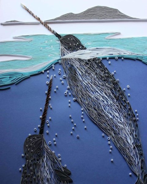 Пейзаж из квиллинга