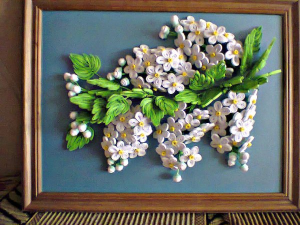 Квиллинг черемуха