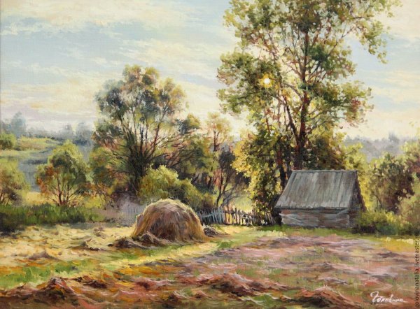 Живопись маслом пейзаж Наталья Головина