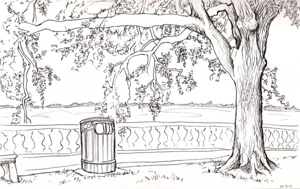 Трафарет природы для детей