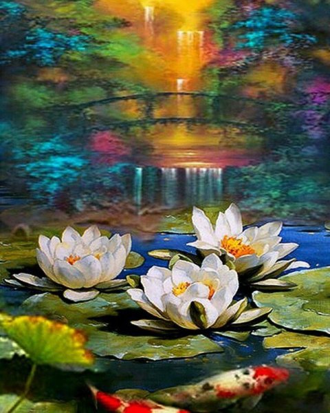 Дмитрий Спирос водяные лилии