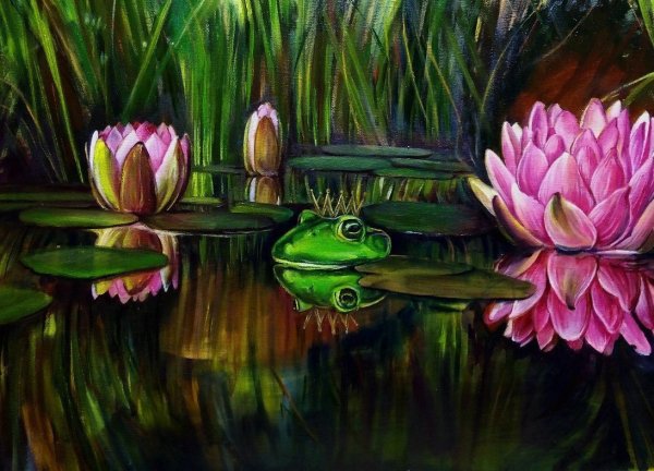 Алессандро Форнеро художник кувшинки