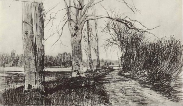 Левитан Наброски