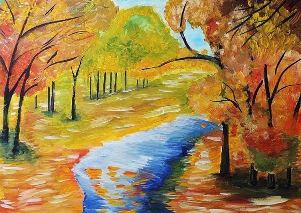 Пейзаж рисунок