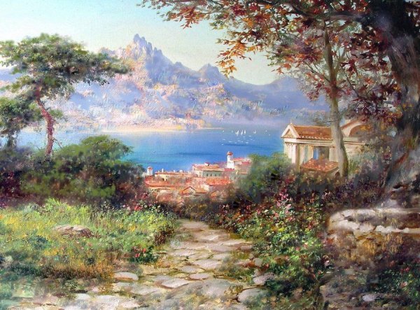 Александр Милюков итальянский пейзаж
