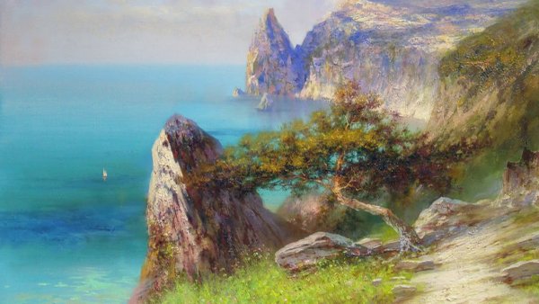 Александр Милюков картины крымские пейзажи