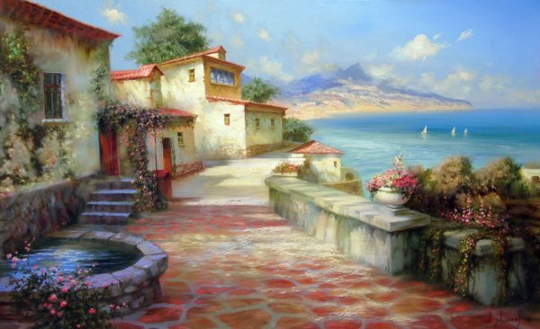 Александр Милюков итальянский пейзаж