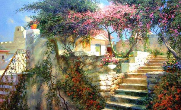 Александр Милюков итальянский пейзаж