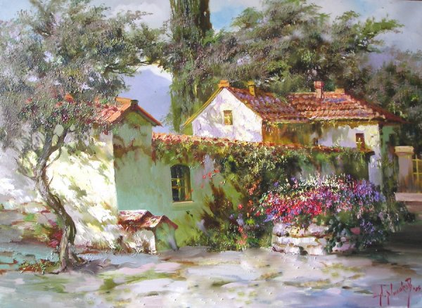 Mark Pettit пейзажи Тоскана Прованс