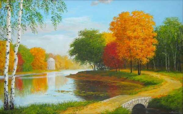 Художник Александр Болотов- березовый край