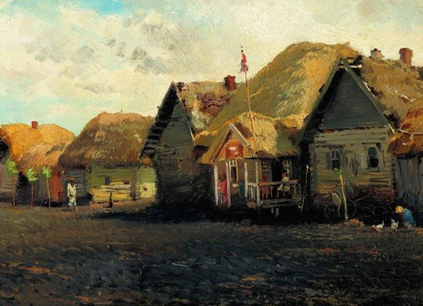 Маковский Константин Егорович картины деревня