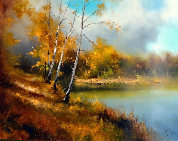 Пейзажи маслом Медведева Игоря