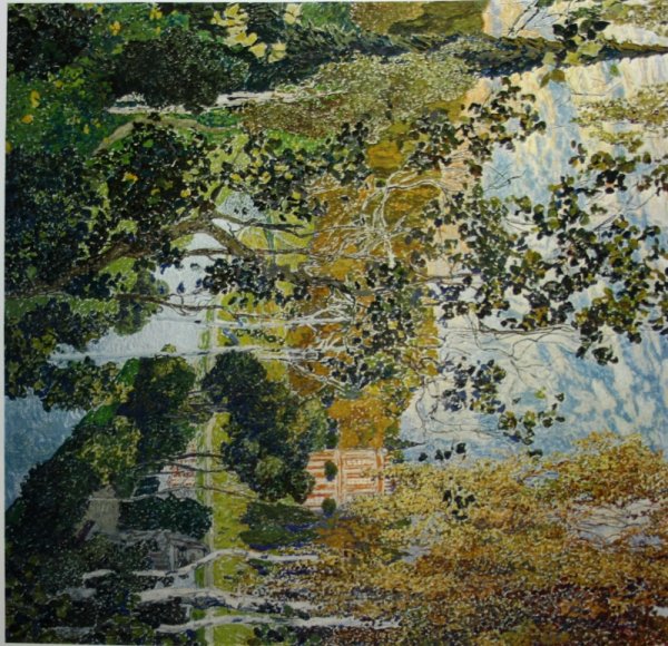 А.Головин. Пейзаж. Павловск. 1910