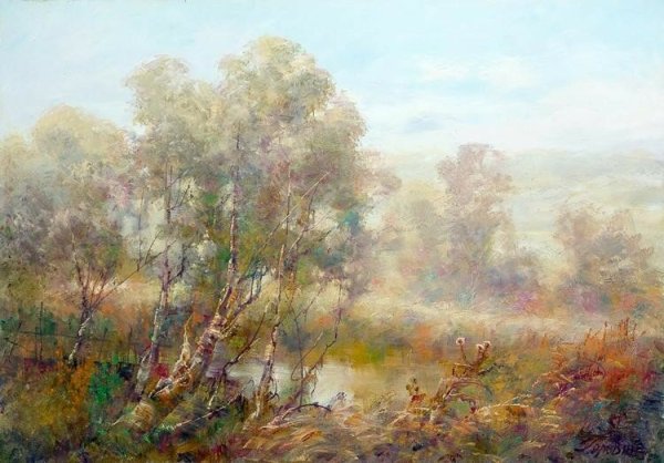 Головин Александр Яковлевич осенний пейзаж