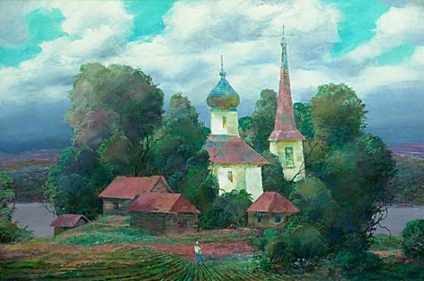 Александр Яковлевич Головин пейзажи