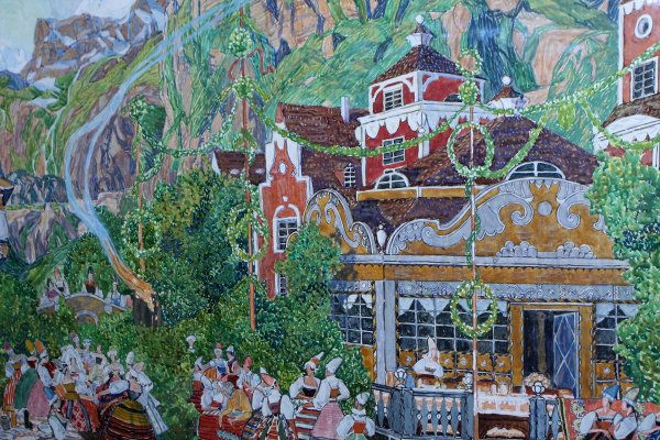 Умбрийская Долина картина Головин