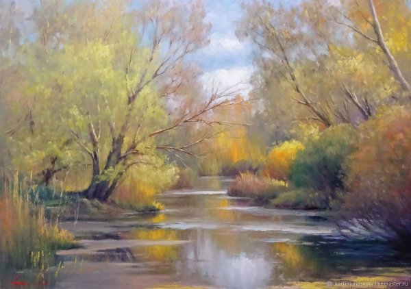 Художник Александр Жилин осенний пейзаж