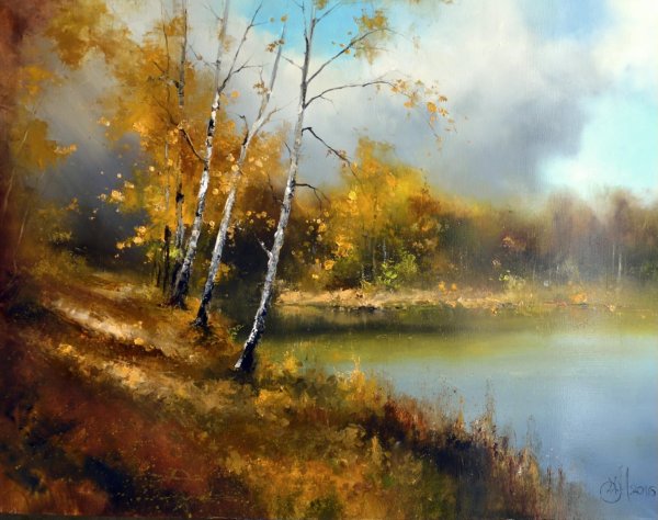 Осень маслом