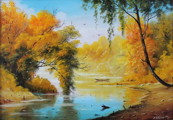 Художник Graham Gercken осень